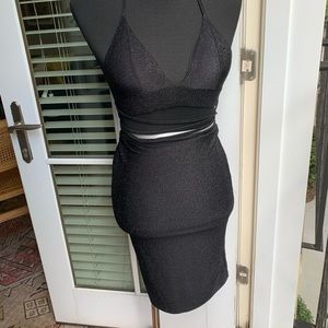 Sparkly black 2 pice